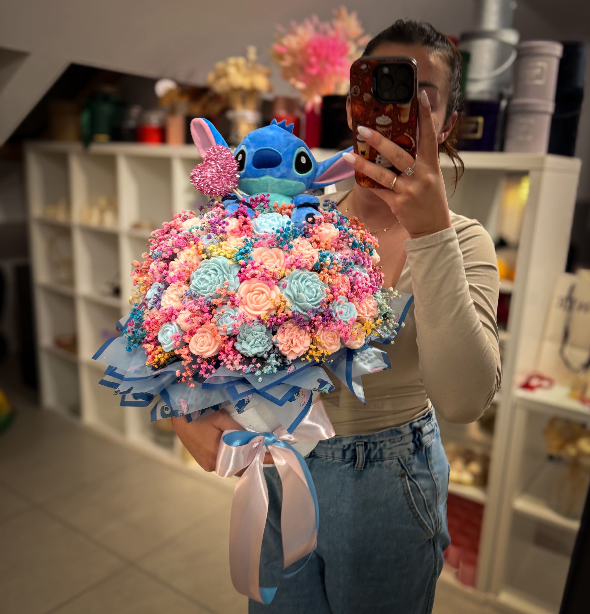 Stitch Tricolor Velur L